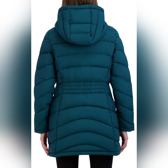 HFX Women's Stretch Shell Water Resistant Jacket Coat Parka Puffer NEW - Picture 3 of 10